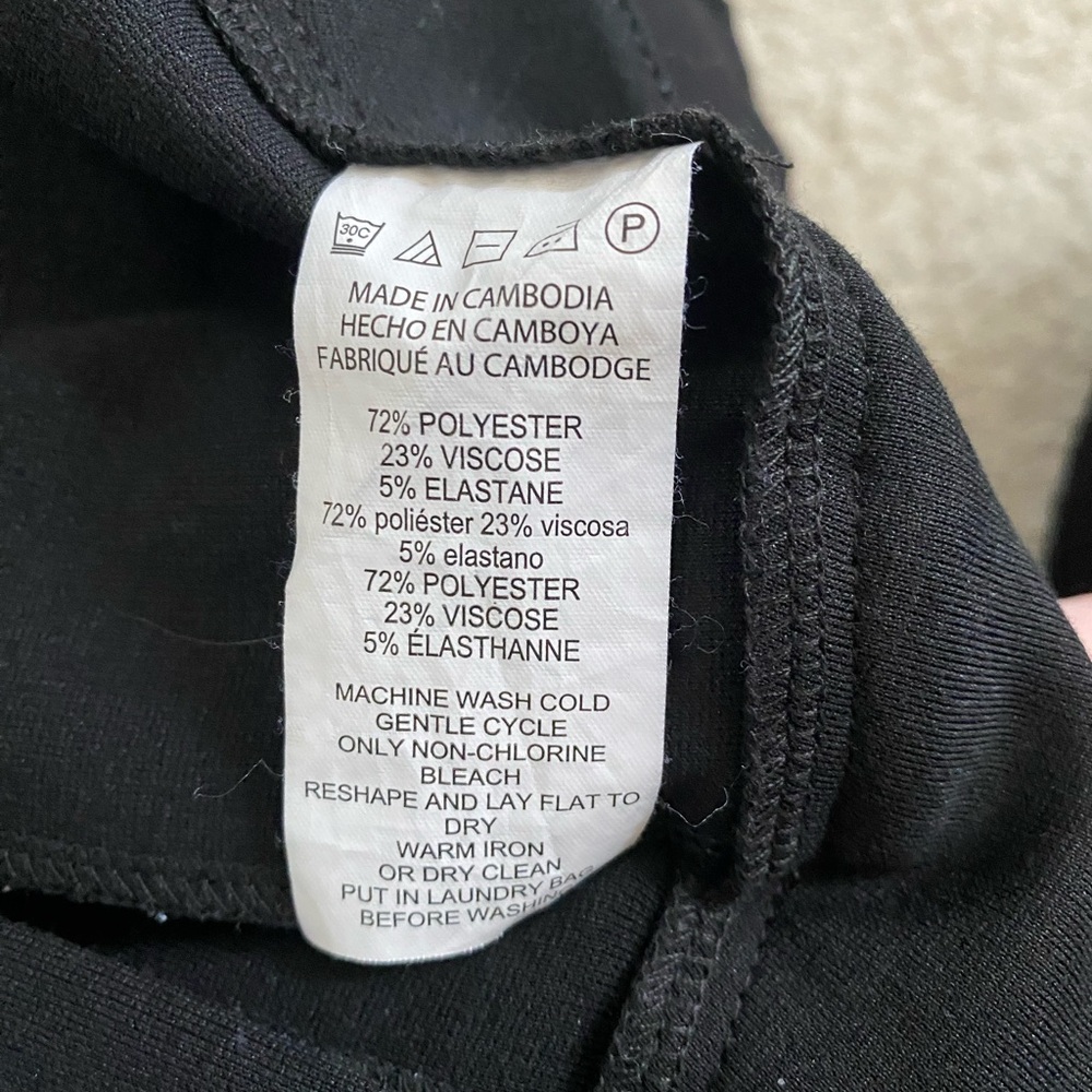 MICHAEL Michael Kors Black Pants with Gold Label Detail - Picture 5 of 7